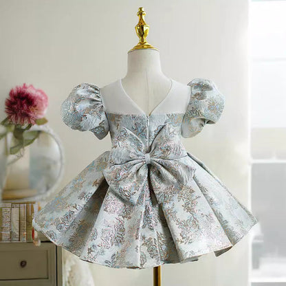 Elegant Baby Floral Princess Dresses Toddler Ball Gowns