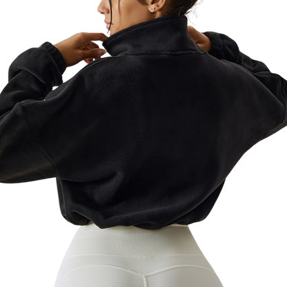 DAH Sophia Fleece Crop Jacket – The Cozy, Chic Layer You Need