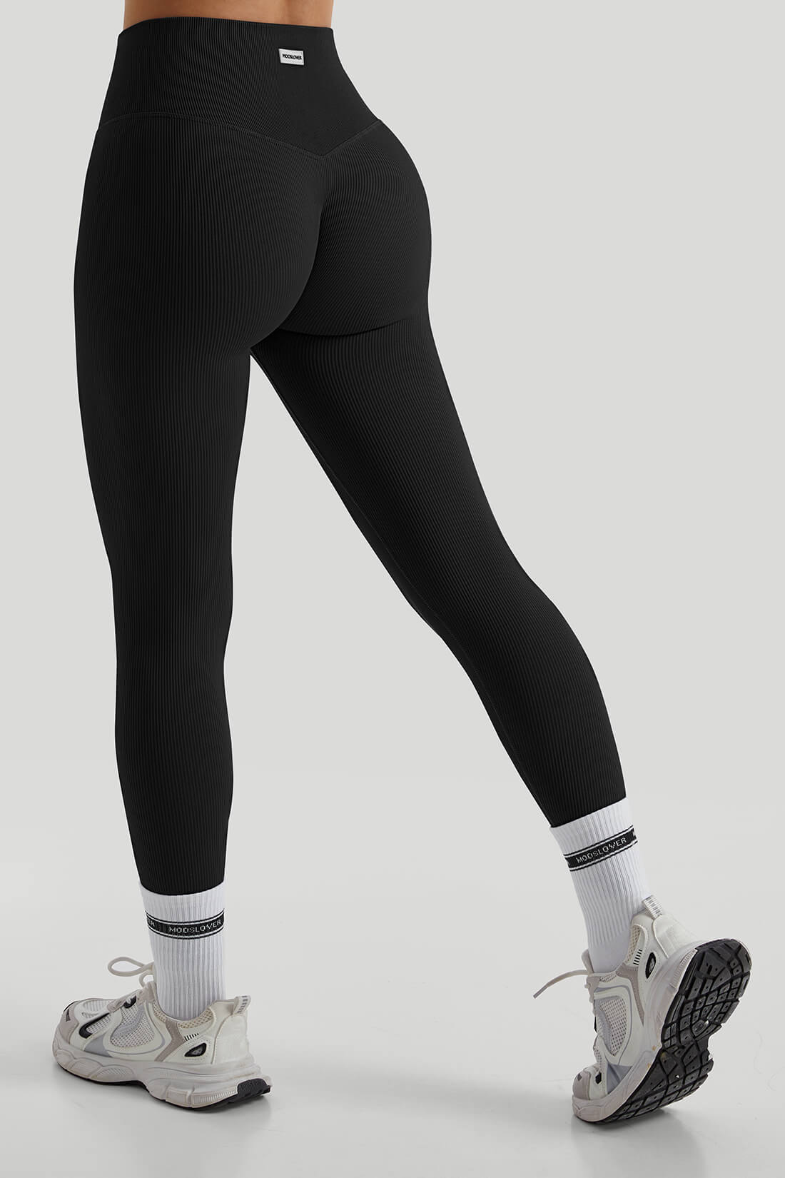 DAH Two-Way Top & High-Waist Threaded Leggings Set