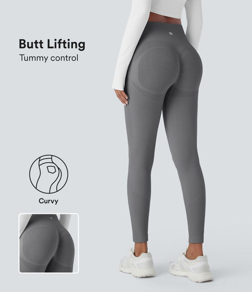 DAH Halara Seamless Flow High-Waisted Yoga Leggings – Tummy Control & Butt Lifting