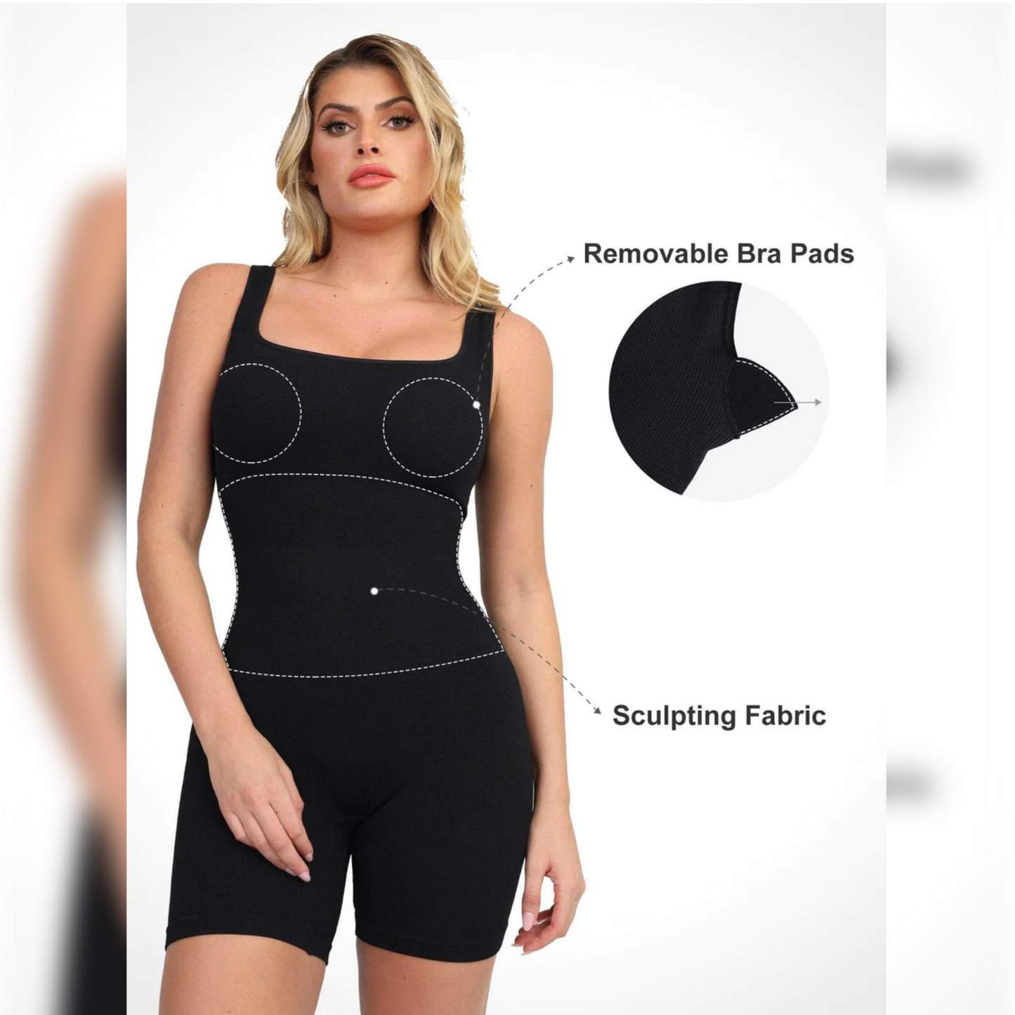 DAH Seamless Sculpt Jumpsuit – Effortless Elegance & Support