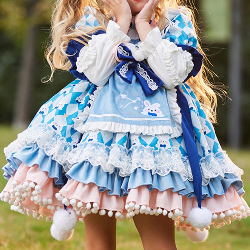 Halloween New Girls Dress Lolita Princess Dress Baby Girls Dress