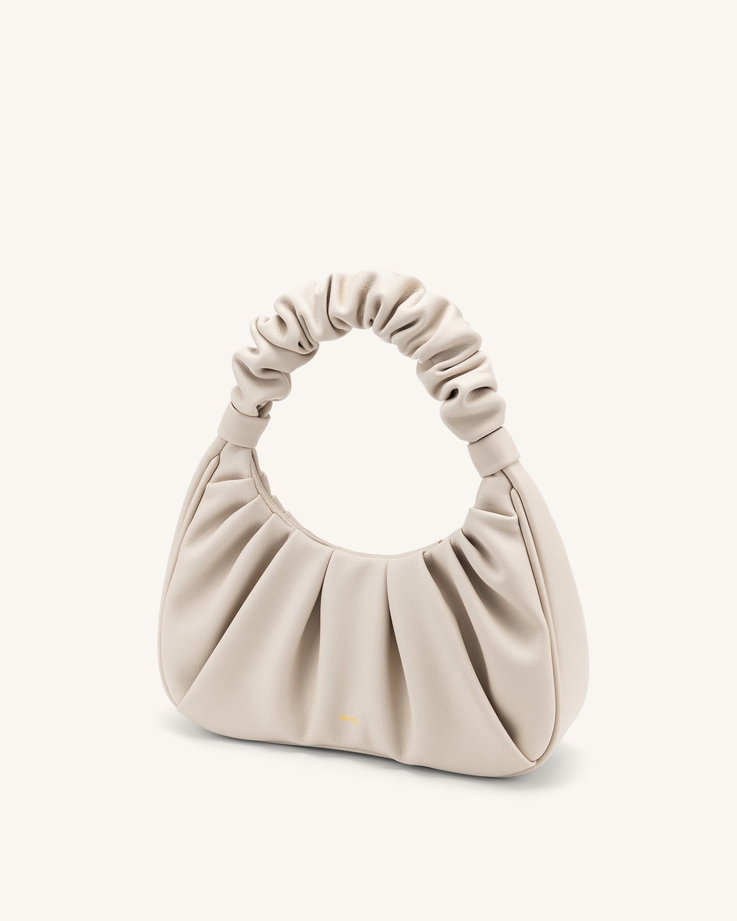 DAH Gabbi Ruched Hobo Handbag - Ivory | 90s Minimalist Chic