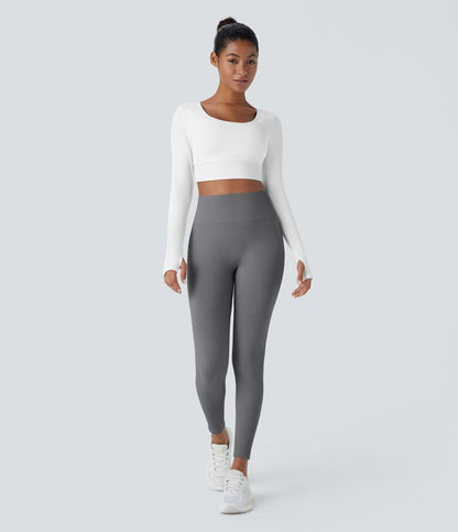 DAH Halara Seamless Flow High-Waisted Yoga Leggings – Tummy Control & Butt Lifting