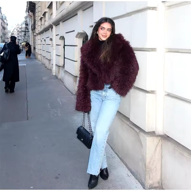 DAH Fluffy LuxeFur Jacket: Elevate Your Winter Style