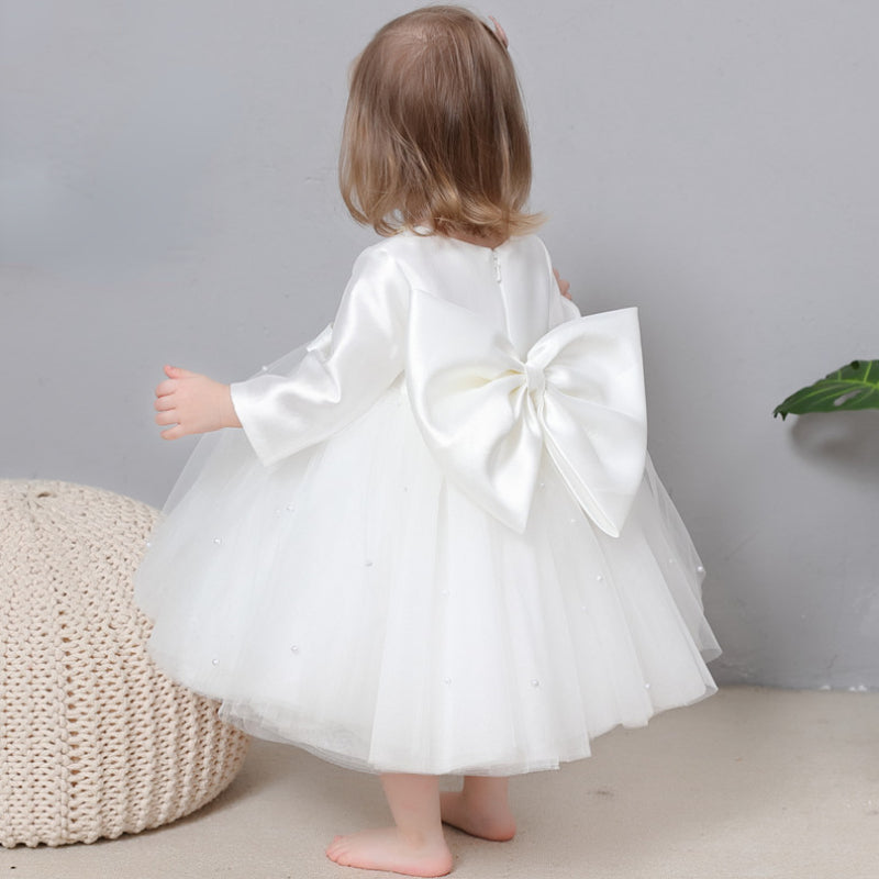 Infant One-year-old Dress Princess Dress Children's Long-sleeved Catwalk Gauze Dress