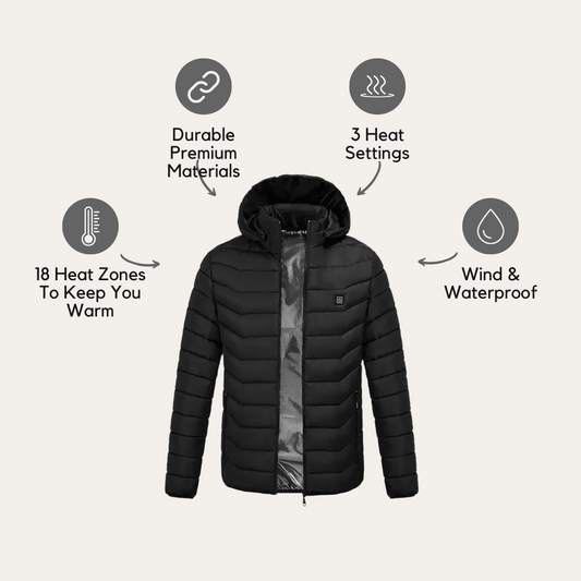 DAH WarmTech™ Heated Jacket - Stay Warm & Charge On-the-Go