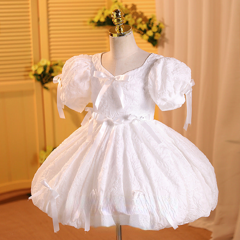 Elegant Baby Girls First Communion Dress Toddler Party Evening Dress