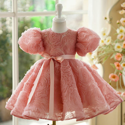 Elegant Baby Girls Pageant Dresses Toddler Christening Dresses