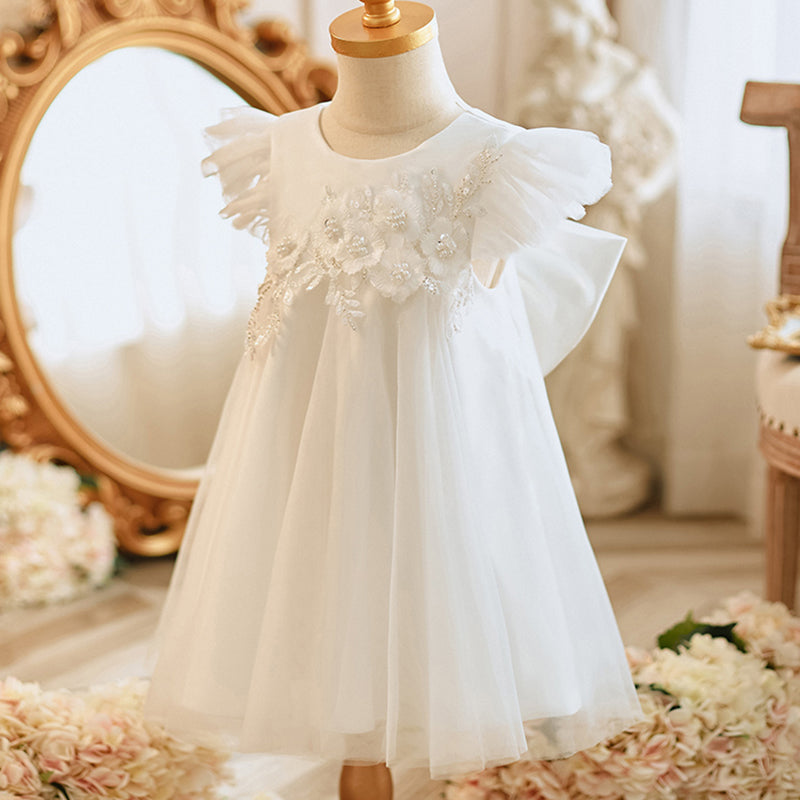 Girls Baptism Dresses Baby Girl First Birthday Princess Dress