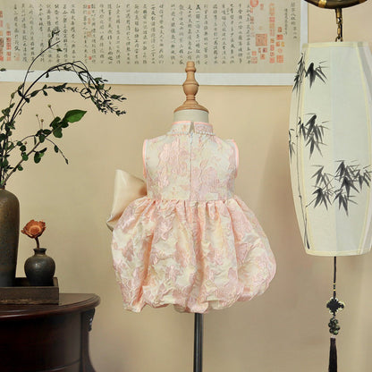 Elegant Baby Girl Party Dresses Toddler First Birthday Dress