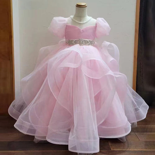 Flower Girl Wedding Dress Costume  Fluffy Princess Dress