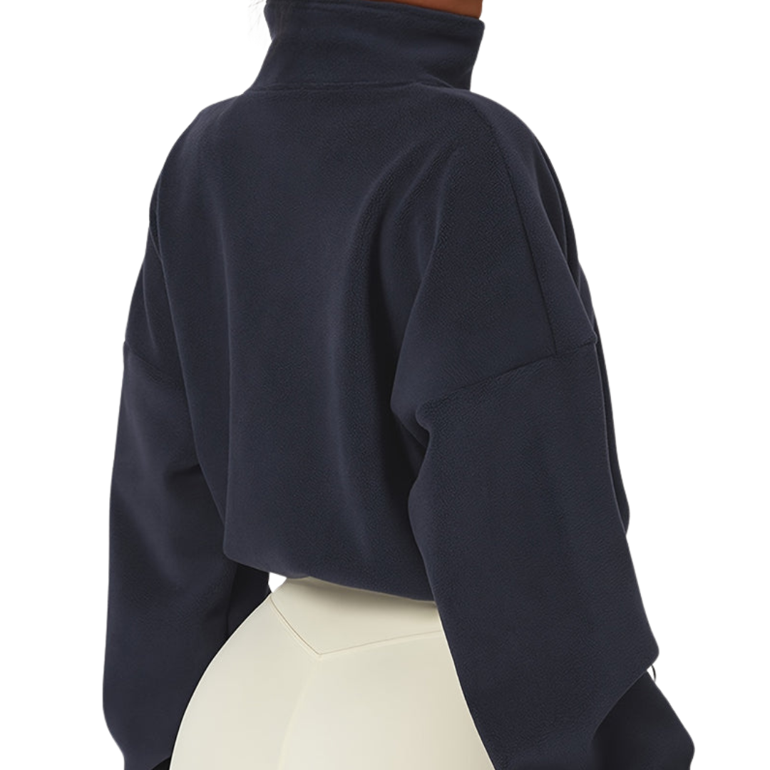 DAH Sophia Fleece Crop Jacket – The Cozy, Chic Layer You Need