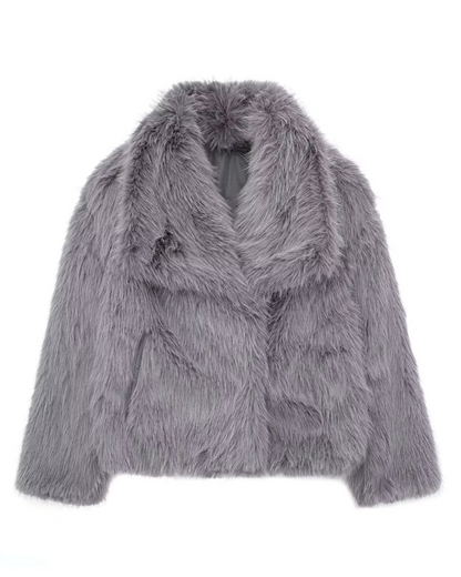 DAH Fara Fur Coat – Embrace Luxurious Warmth!