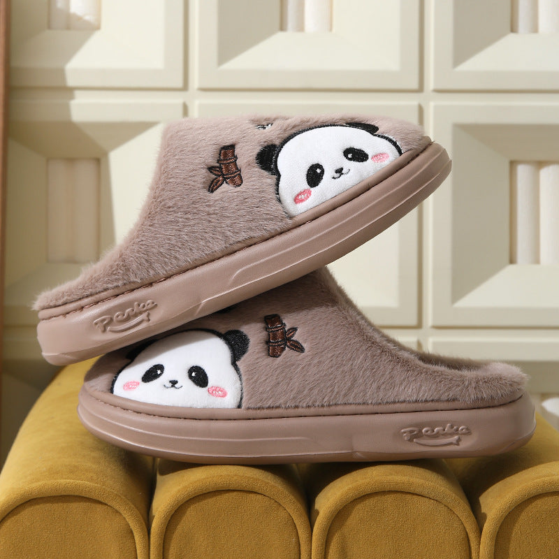 DAH Cute Cartoon Panda Slippers: The Ultimate Winter Comfort for Your Feet!