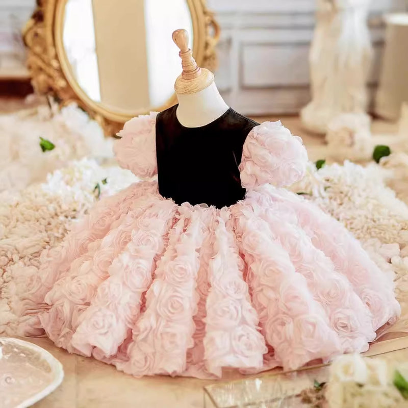 Elegant Baby Birthday Princess Dress Toddler Ball Puff Dress