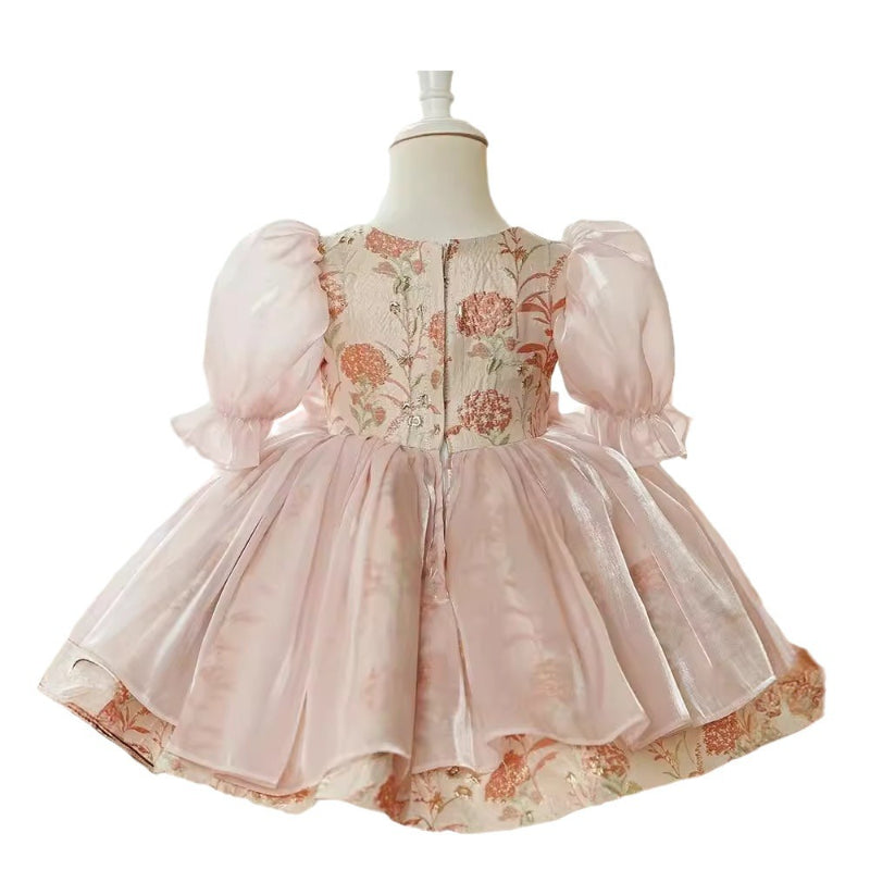 Elegant Baby 1st Birthday Princess Dress Toddler Little Girl Formal Dresses