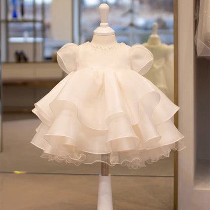 Elegant Baby Girl First Communion Dress Toddler Christening Dresses