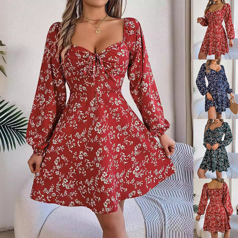 DAH Casual Floral A-Line Dress