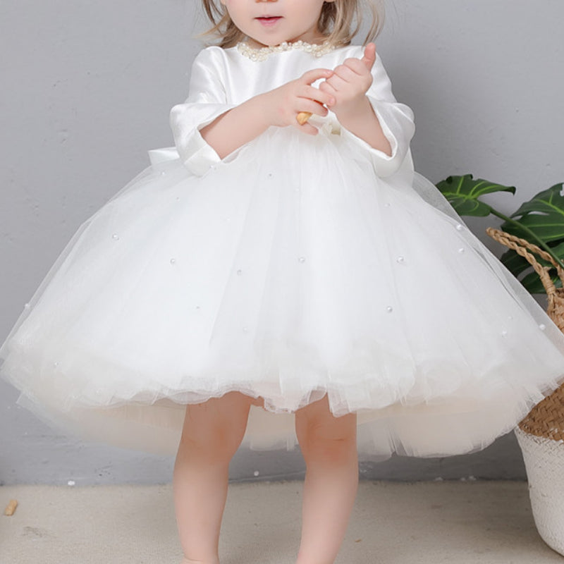 Infant One-year-old Dress Princess Dress Children's Long-sleeved Catwalk Gauze Dress