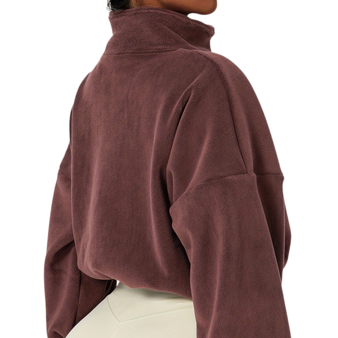 DAH Sophia Fleece Crop Jacket – The Cozy, Chic Layer You Need