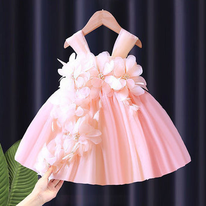 Flower Girl Dress Summer Daily Dress Girls Christening Dresses Birthday Dress