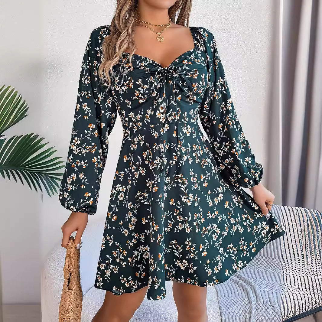 DAH Casual Floral A-Line Dress