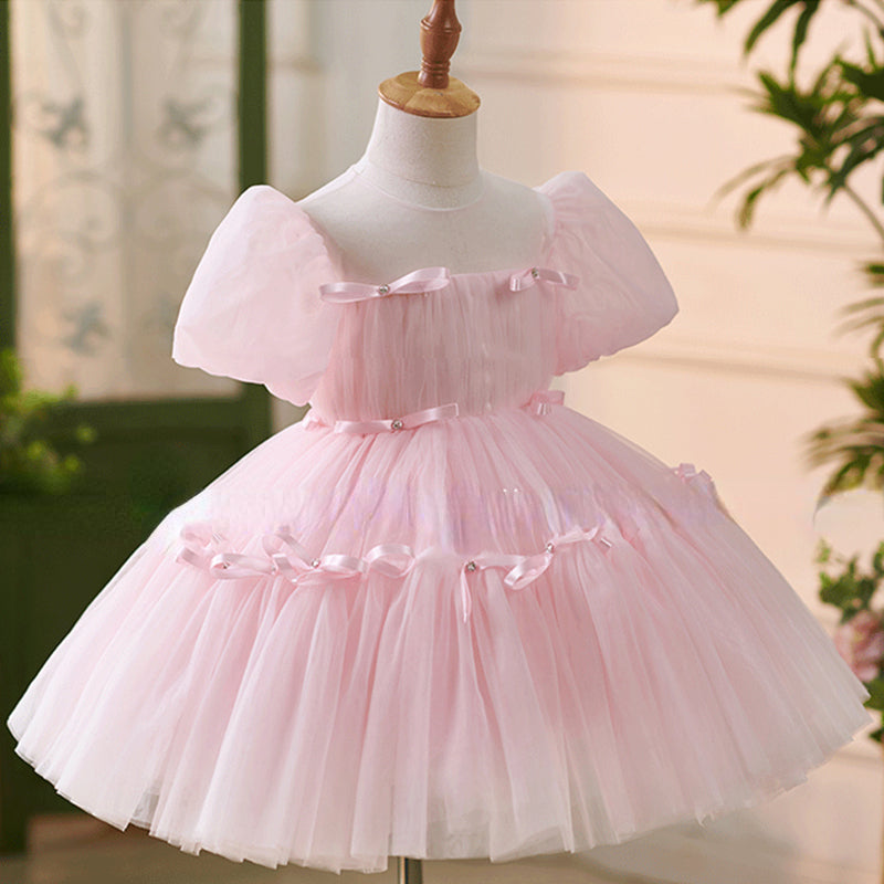 Elegant Baby Girl First Communion Dress Toddler Prom Dress