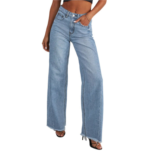 DAH Comfortable Wide-Leg Jeans