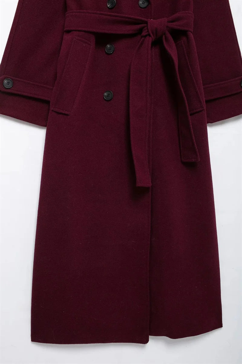 DAH Luxe Bordeaux Coat – The MUST-HAVE of the Season! 🍷✨