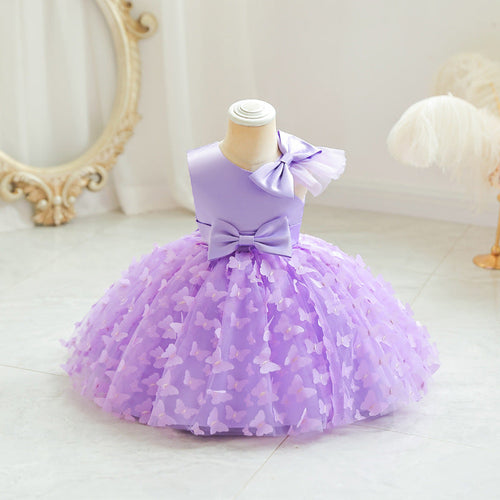 Elegant Little Girl Dresses Toddler Mesh Princess Dress