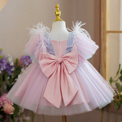 Elegant Baby Girls Evening Gowns Toddler Flower Girl Dresses