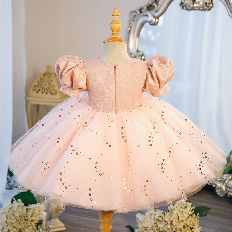 High-end Wedding Baby Girl Dress Birthday Party Dress