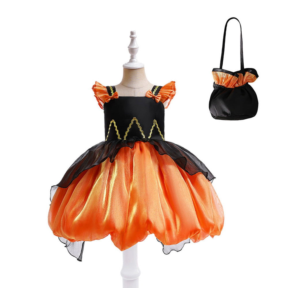 Halloween Dress Girls Cosplay Princess Dress Party Role Play Costume