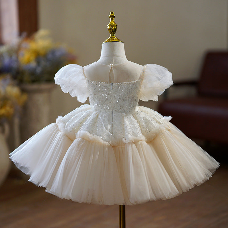 Sweet Baby Girls Birthday Beauty Pageant Dress Toddler Christening Dresses