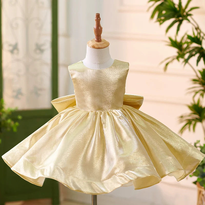 Luxurious Baby Girl Christening Dress Toddler Birthday Beauty Pageant Princess Dress