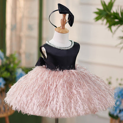 Lovely Baby Girl Formal Party Dress Girl Fluffy Pageant Princess Dress