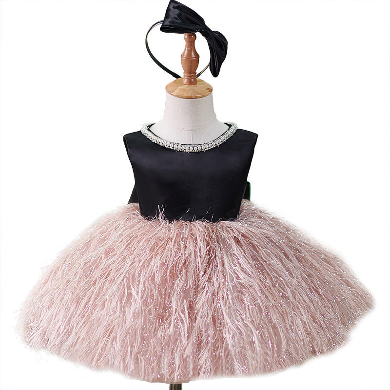 Lovely Baby Girl Formal Party Dress Girl Fluffy Pageant Princess Dress