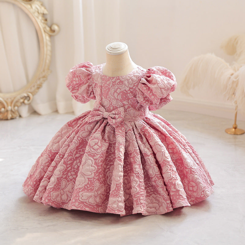 Elegant Little Girl Birthday Party Dress Toddler Flower Girl Dress