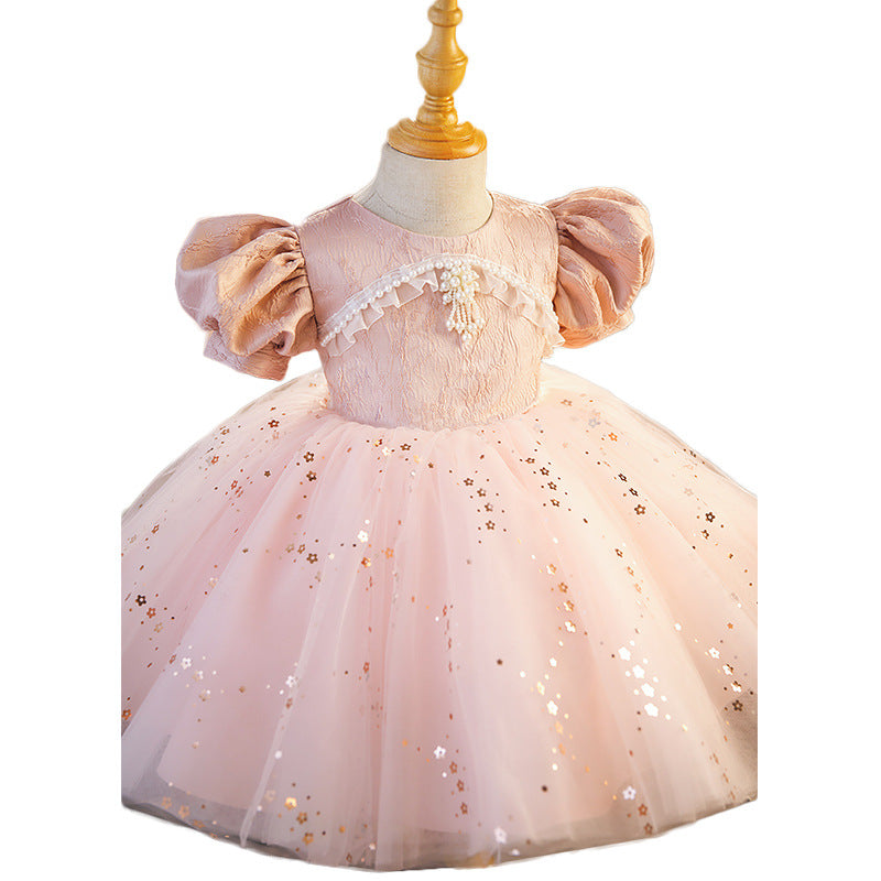 High-end Wedding Baby Girl Dress Birthday Party Dress