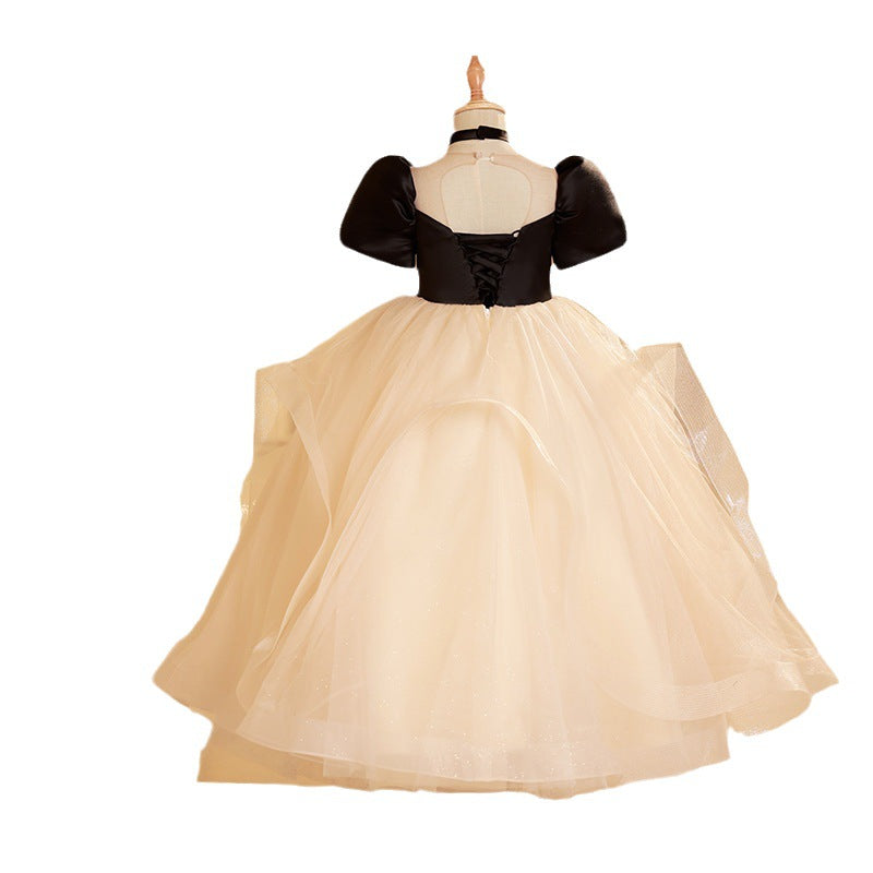 Luxurious Baby Girl Beauty Pageant Party Dress Toddler Birthday Princess Dress