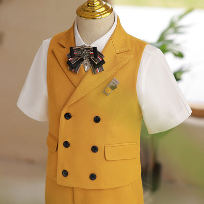 Fashion Boys  Summer Wedding Suit Set