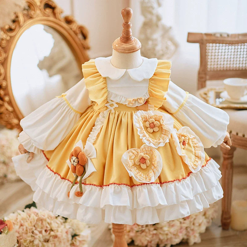 Lolita Girls Princess Dress Sweet Baby Birthday Performance Dress