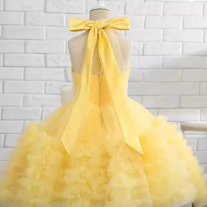 Elegant Beauty Pageant Dress Toddler Birthday Party Princess Dress