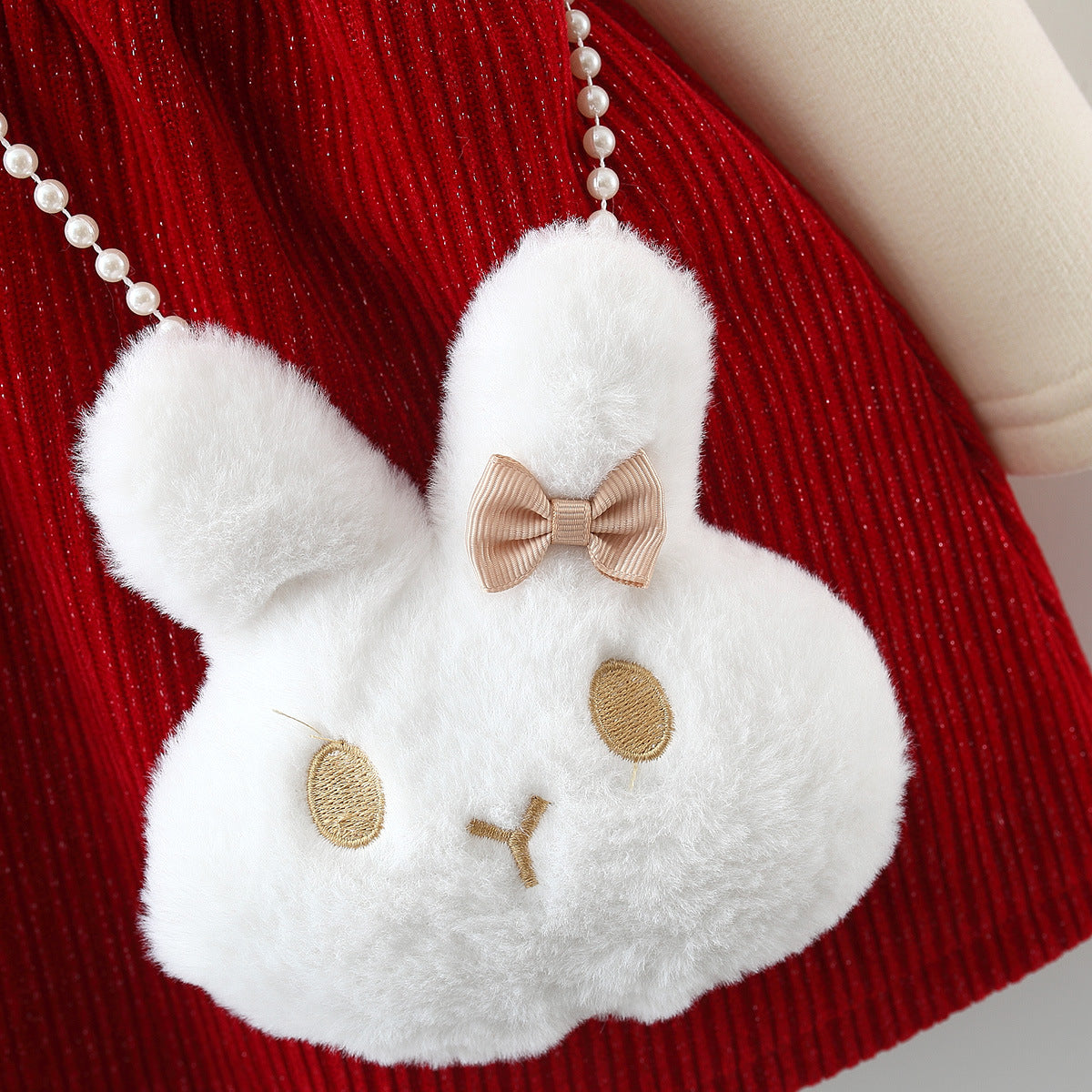 Girls Christmas Dresses Baby Girls Winter Rabbit Dresses