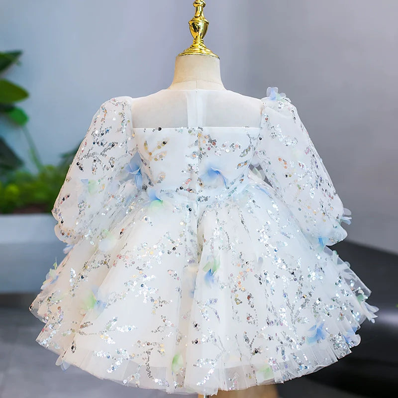 Girls Birthday Dress  Flower Girls Wedding Princess Dress