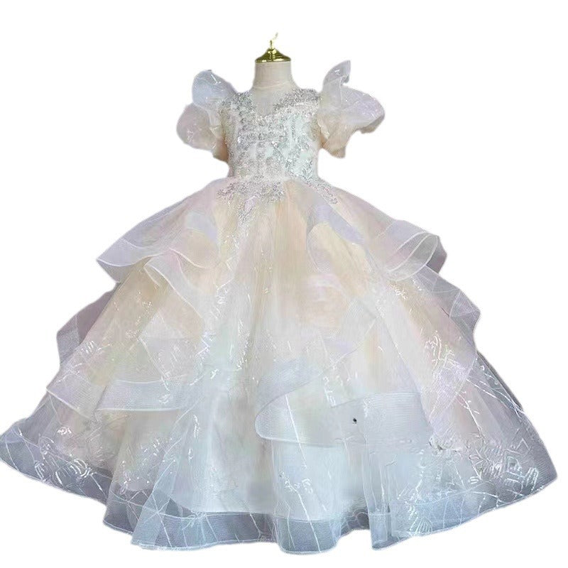 Elegant Baby Girls Pageant Dresses Toddler Christening Dresses