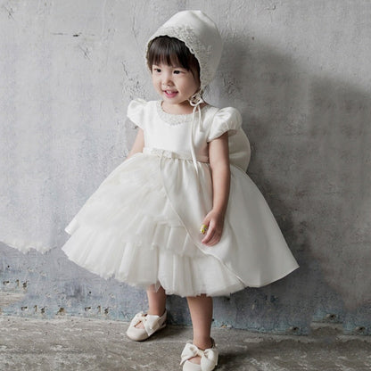 Elegant Baby Girl Dress Toddler First Birthday Party Princess Dress