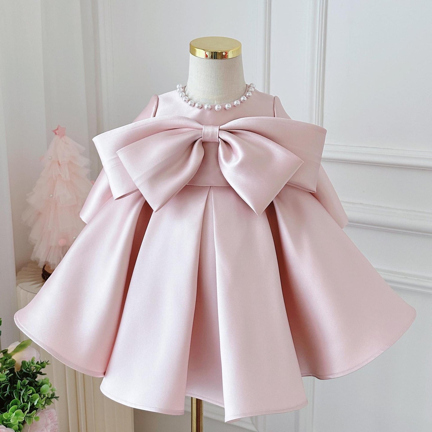 Elegant New Year Baby Girl   Dress Toddler Birthday Party Princess Dress