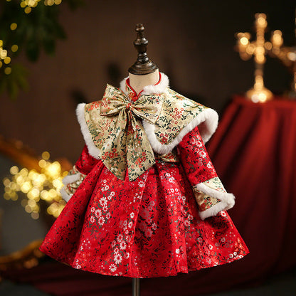 Girl Red Formal Dresses Girls Baptism Dresses